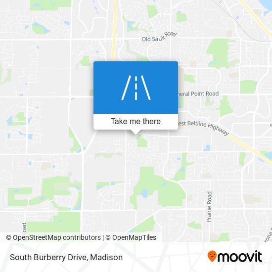 South Burberry Drive map