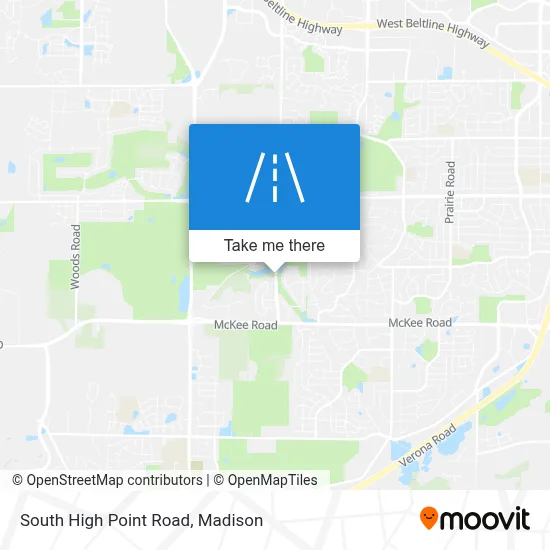 South High Point Road map