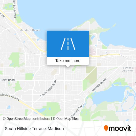 Mapa de South Hillside Terrace