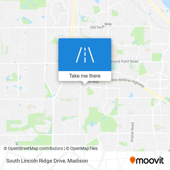 South Lincoln Ridge Drive map