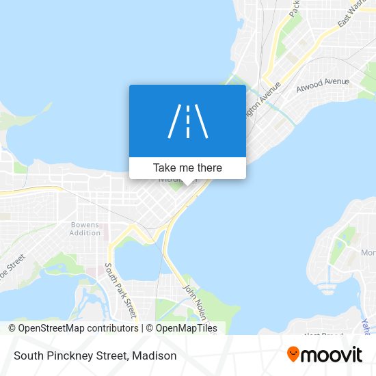 Mapa de South Pinckney Street