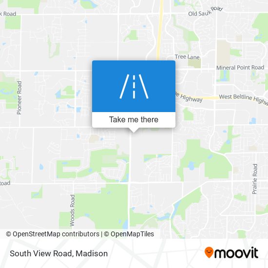 South View Road map