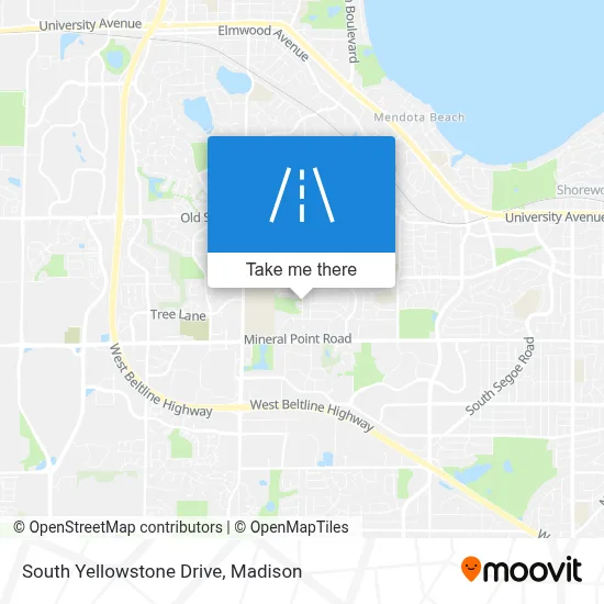 South Yellowstone Drive map