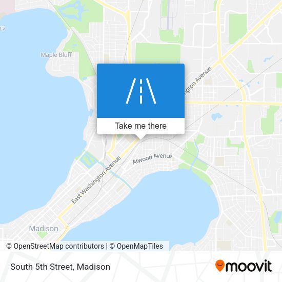 Mapa de South 5th Street