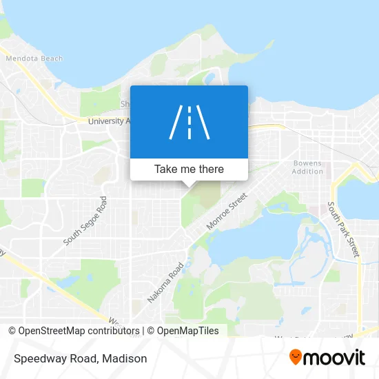Speedway Road map