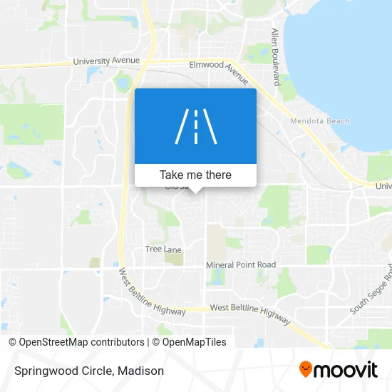 Springwood Circle map