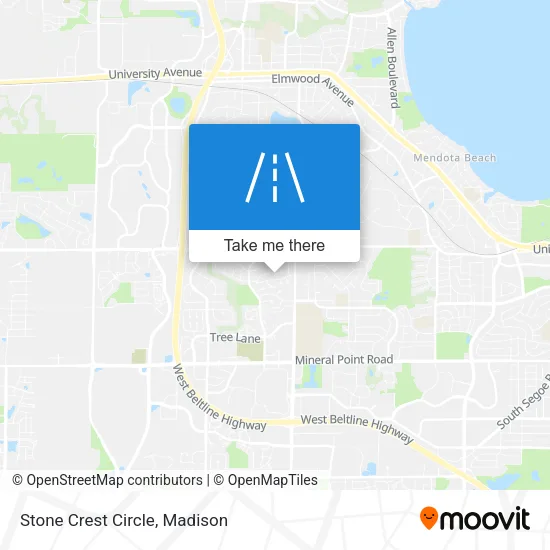 Stone Crest Circle map