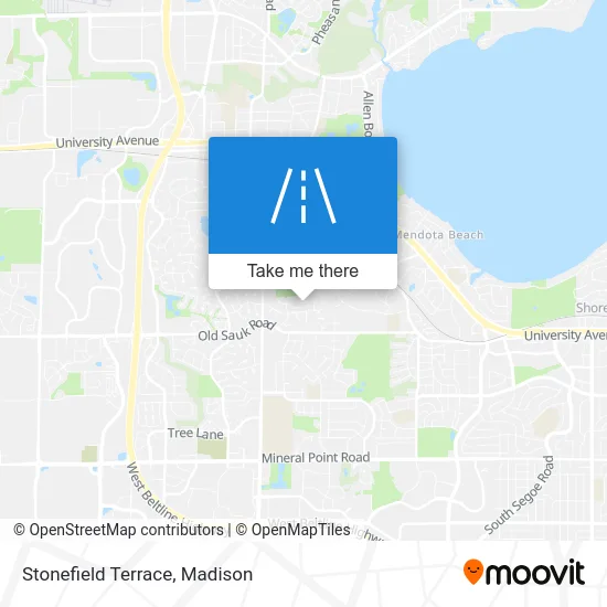 Stonefield Terrace map
