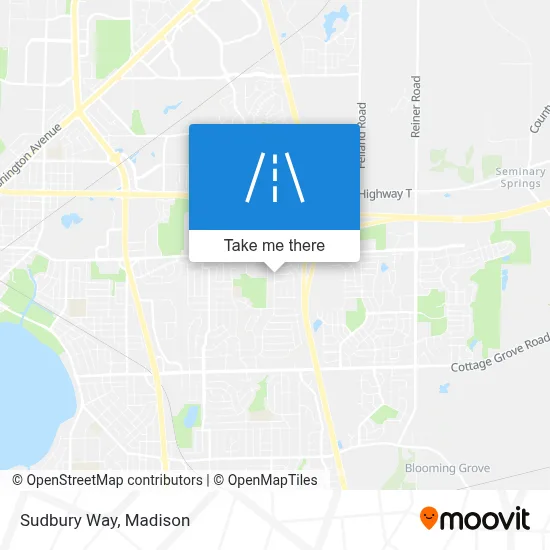 Sudbury Way map