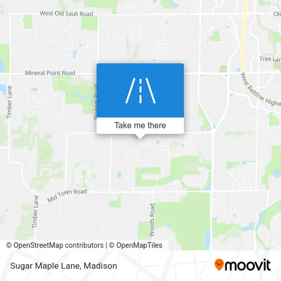 Sugar Maple Lane map