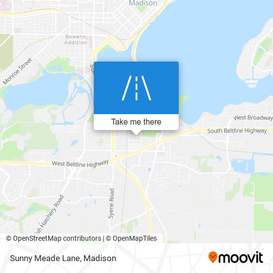 Sunny Meade Lane map