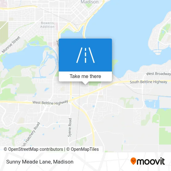 Sunny Meade Lane map