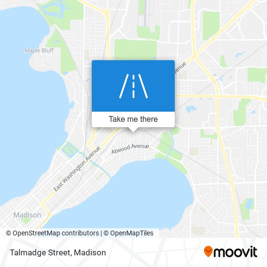 Talmadge Street map