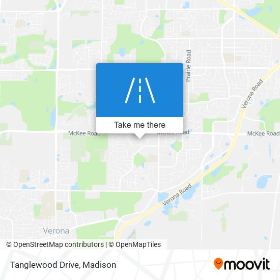 Tanglewood Drive map