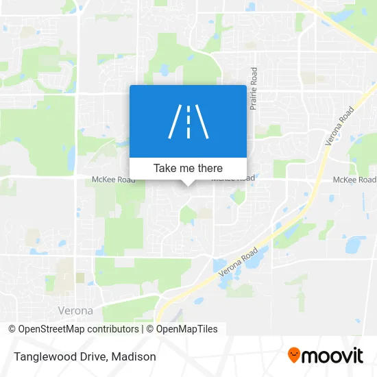 Tanglewood Drive map