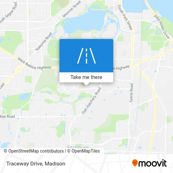 Traceway Drive map