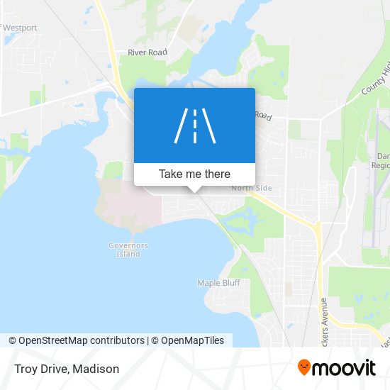 Mapa de Troy Drive