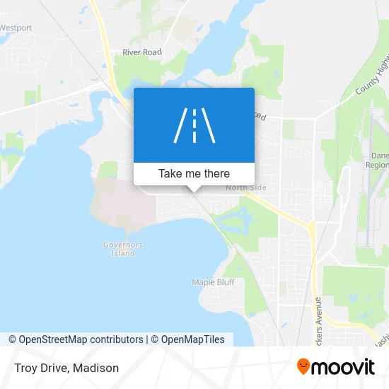 Troy Drive map