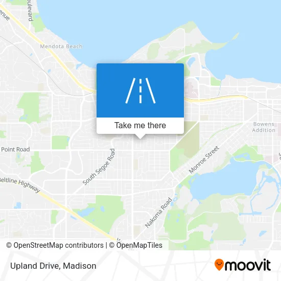Mapa de Upland Drive