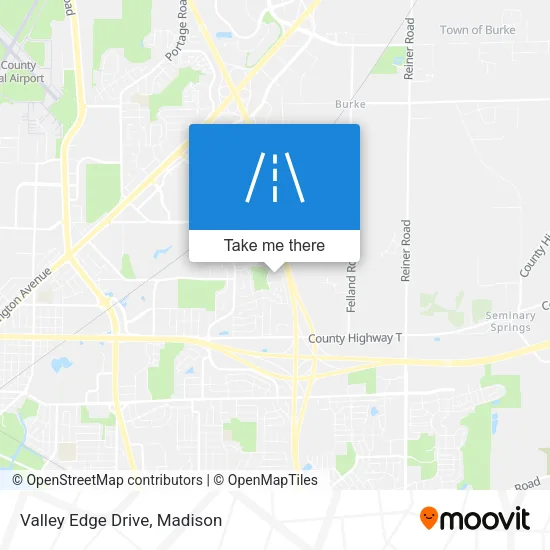 Valley Edge Drive map