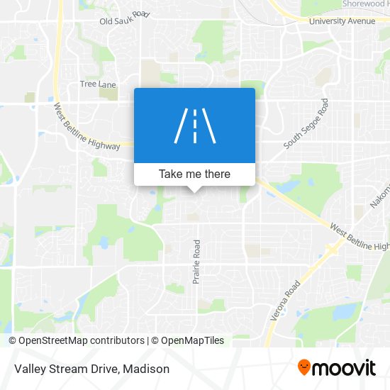 Valley Stream Drive map