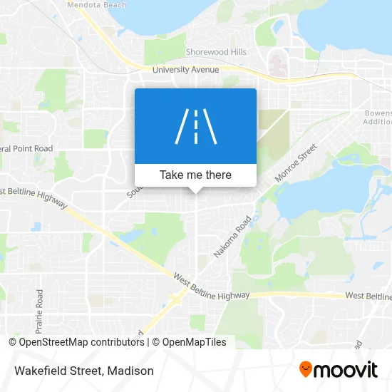 Wakefield Street map