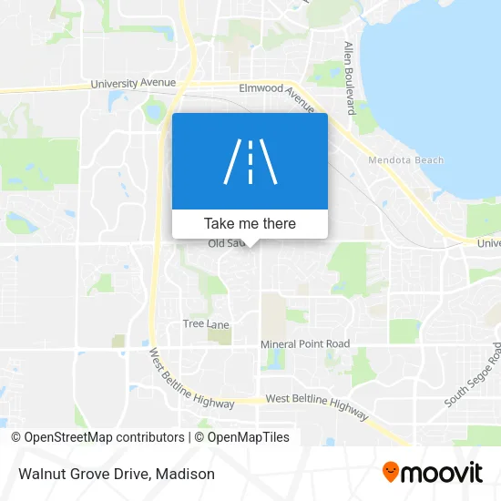 Walnut Grove Drive map