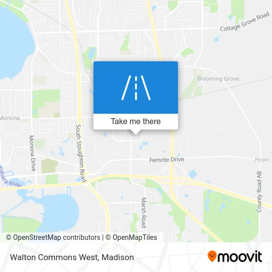 Walton Commons West map