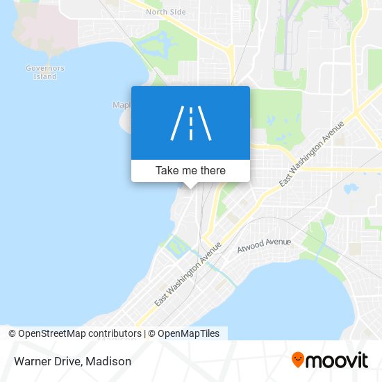 Warner Drive map