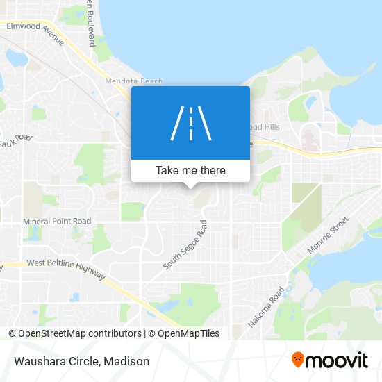 Waushara Circle map