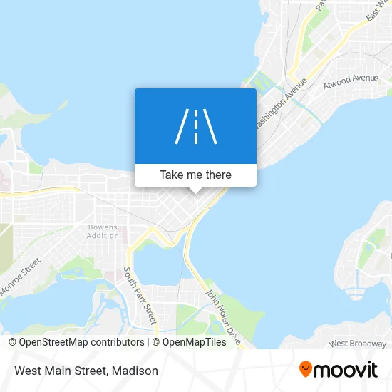 West Main Street map