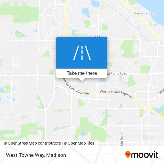 West Towne Way map