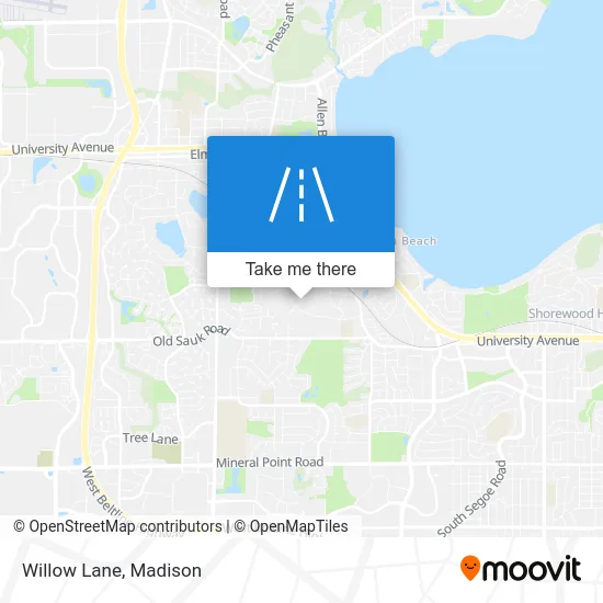 Willow Lane map