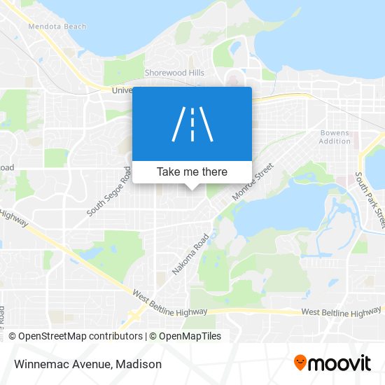 Winnemac Avenue map