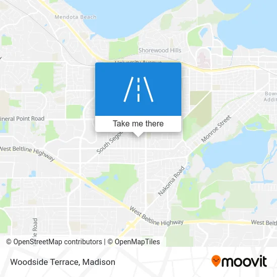 Woodside Terrace map