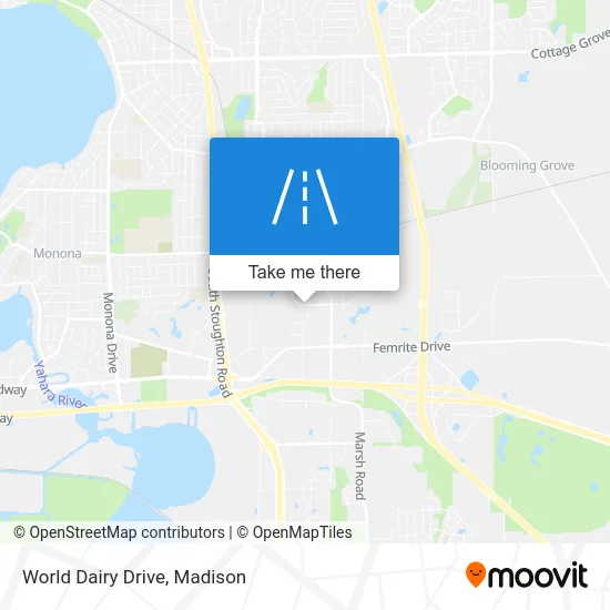 World Dairy Drive map