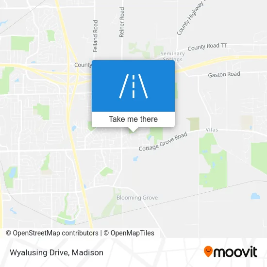 Wyalusing Drive map