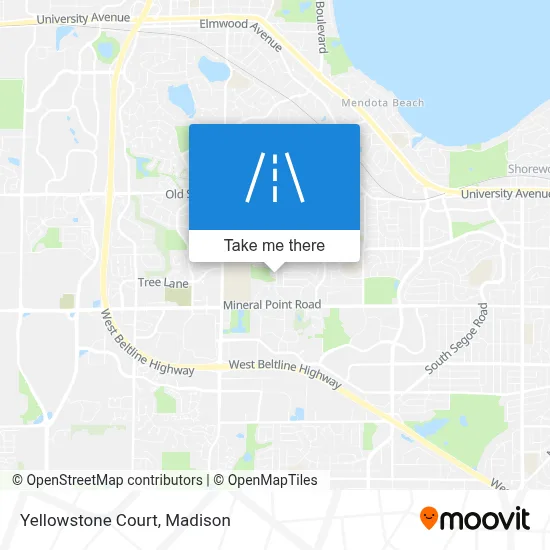 Yellowstone Court map