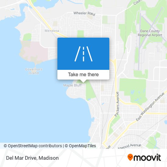 Del Mar Drive map