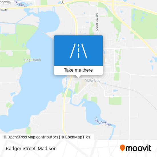 Badger Street map