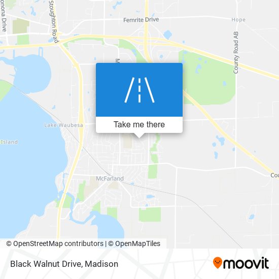 Black Walnut Drive map