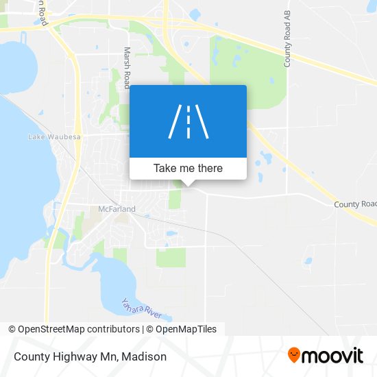 County Highway Mn map