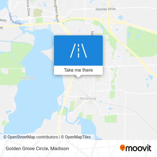 Golden Grove Circle map