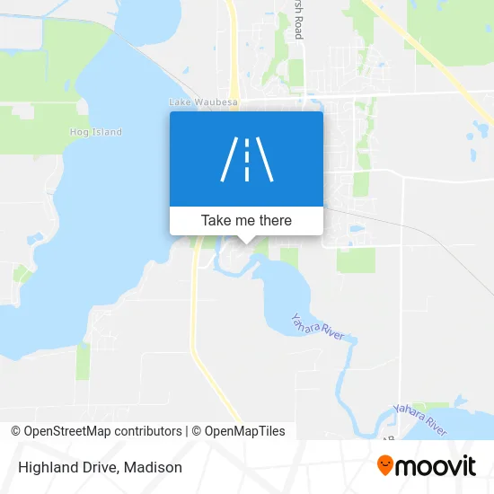 Highland Drive map
