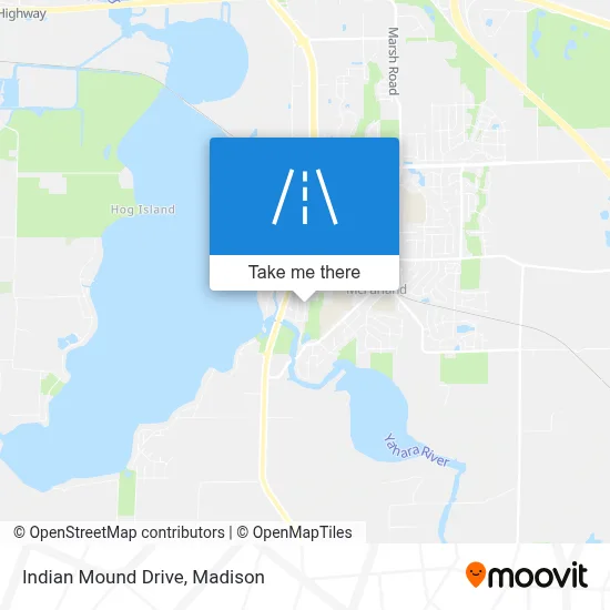 Indian Mound Drive map