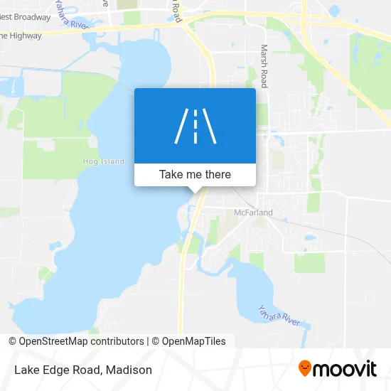 Lake Edge Road map