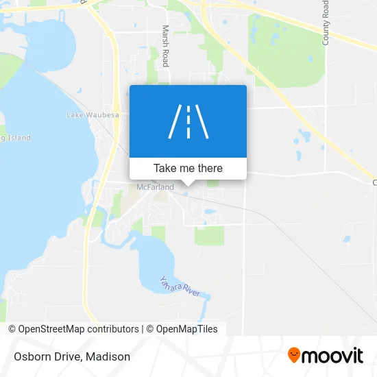 Osborn Drive map