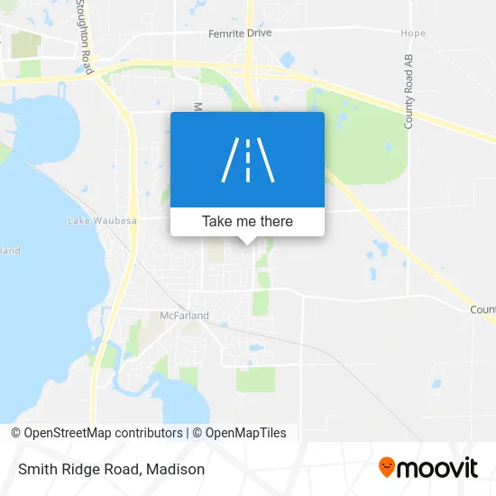 Smith Ridge Road map