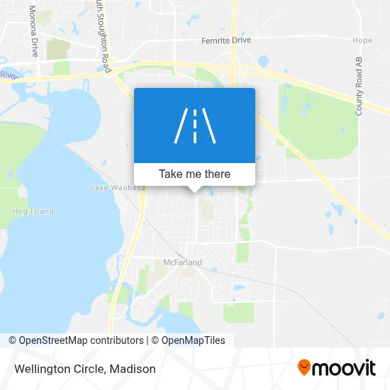 Wellington Circle map