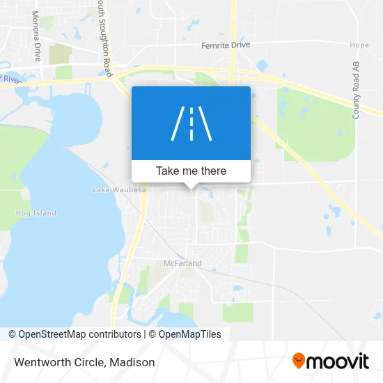 Wentworth Circle map